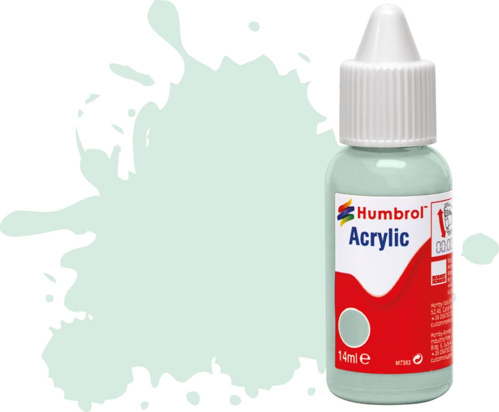 Duck Egg Blue Matt Acrylic Paint Dropper Bottle John Ayrey Die Casts